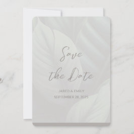 Convite de casamento com código QR para salvar a d