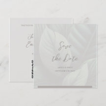 Convite de Casamento com Código QR para Salvar a D