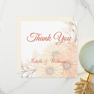 Convite de Casamento com Design Floral Pastel