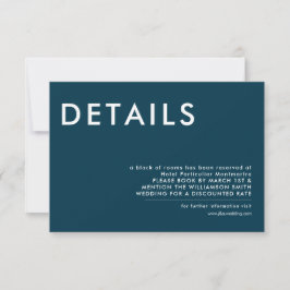 Convite de Casamento com Detalhes Mínimos