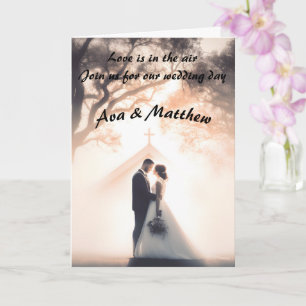 Convite de casamento com estilo e elegância