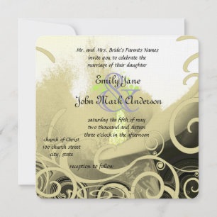 Convite de Casamento com Flor de Lírio Calla