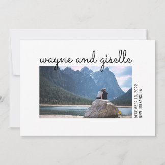 Convite de Casamento com Foto