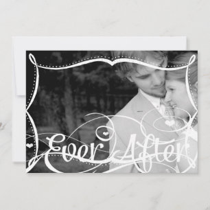 Convite de Casamento com Foto e Tipografia de Lous