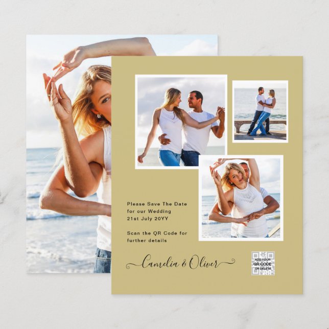 Convite de Casamento com Foto ECONOMICO com Código (Frente/Verso)