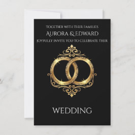 Convite de Casamento com Foto Elegante – Moderno