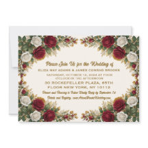 Convite de Casamento com Foto Floral Rosa de Nova 
