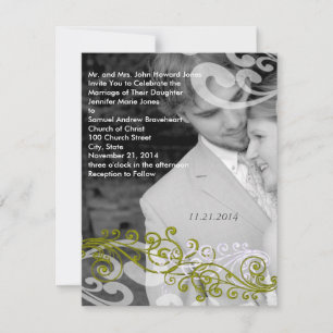 Convite de Casamento com Foto Giratória
