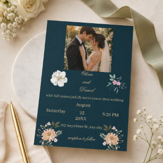 Convite de Casamento com Foto Personalizada