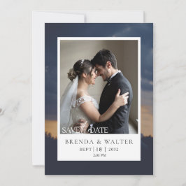 Convite de Casamento com Foto Personalizada Modern