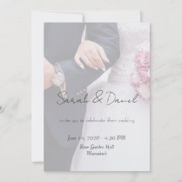 Convite de Casamento com Foto Personalizado