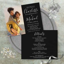 Convite de Casamento com Foto Tudo em Um Orçamento