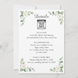 Convite de casamento com imagem de flor 1
