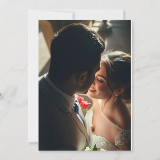 Convite de Casamento com Moldura de Ouro Elegante
