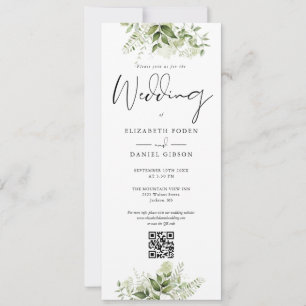 Convite de Casamento com Monograma Floral de Verdu