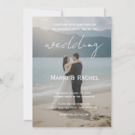 Convite de Casamento com Nomes Editáveis Moderno e
