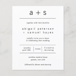 Convite de Casamento com Orçamento Reduzido e Foto