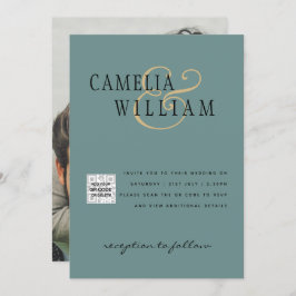 Convite de Casamento com QRCode de Resposta SeaGla