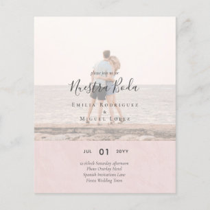 Convite de Casamento com Sobreposição de Fotos
