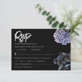 Convite de Casamento com Tipografia Clássica e Flo