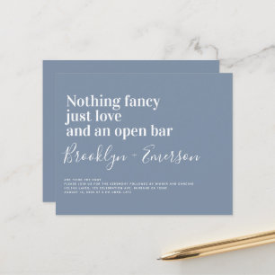 CONVITE DE CASAMENTO COM TIPOGRAFIA ENGRAÇADA ORÇA