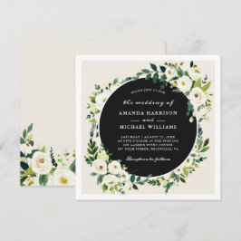 Convite de Casamento com Verdejante Branco Champan