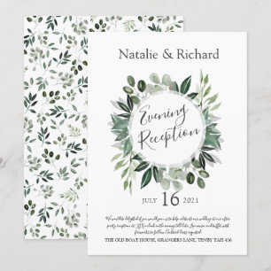 Convite de Casamento com Verdura, Recepção Noturna