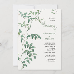Convite de Casamento com Vinha Nupcial