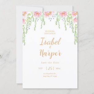 Convite de Casamento Conto de Fadas Amor Convite I