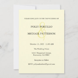 Convite De Casamento, Convite De Casamento Clássic