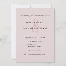 Convite De Casamento, Convite De Casamento Clássic