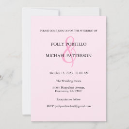 Convite de Casamento, Convite de Casamento Clássic