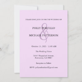 Convite De Casamento, Convite De Casamento Clássic