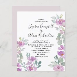 Convite de casamento Cor de Água do Eucalyptus Orç