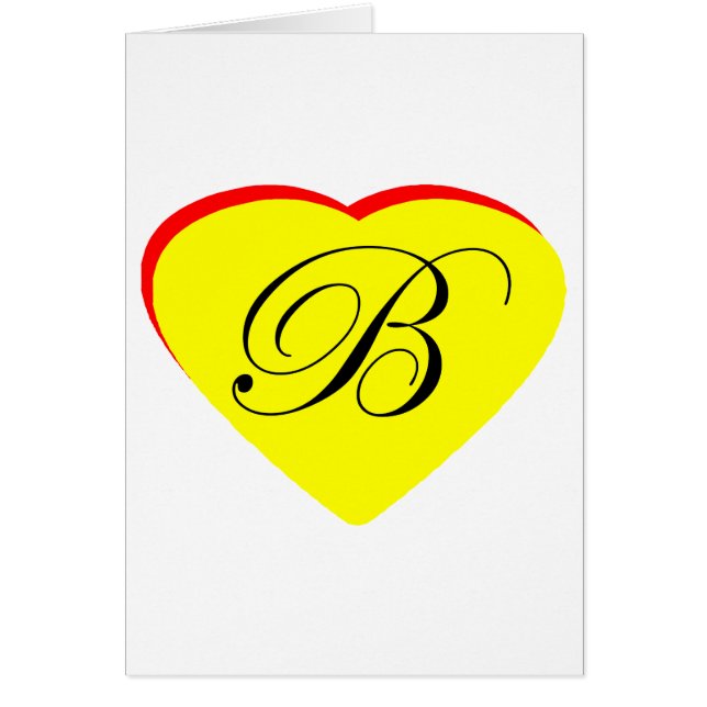 Convite De Casamento Coração Vermelho Amarelo B O  (Frente)