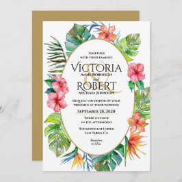 Convite De Casamento | Corante Fluvial Tropical