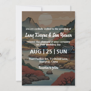 convite de casamento coreano