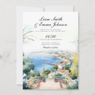 Convite de Casamento Cote d'Azur França