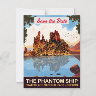 Convite de Casamento Cratera do Phantom Ship Lake
