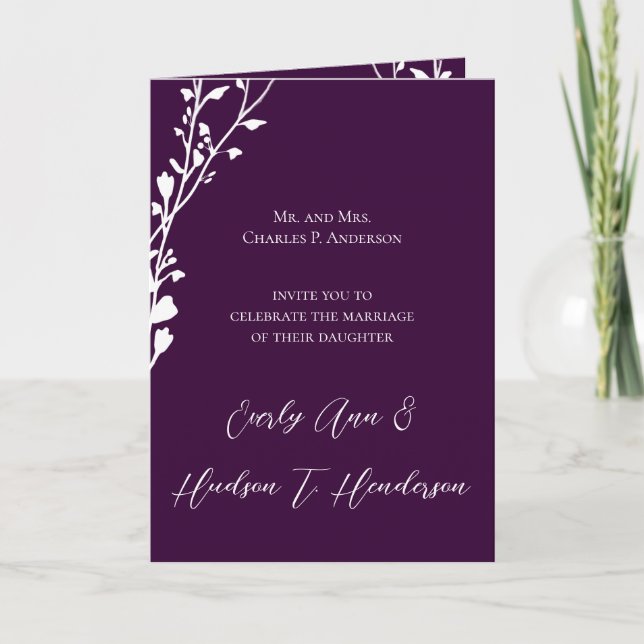 Convite de Casamento Cristão - Dois São Melhores (Frente)
