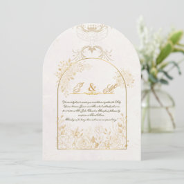 Convite de Casamento Cristão Elegante