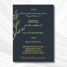 Convite de Casamento Cristão Versículo Bíblico Car