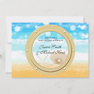 Convite de Casamento Cruzeiro Náutico de Praia Nav