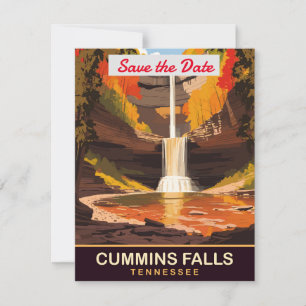 Convite de Casamento Cummins Falls Tennessee
