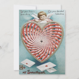 Convite de Casamento Cupid Angel Kaleidoscope