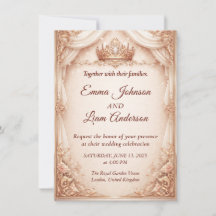 Convite de Casamento da Coroa Real
