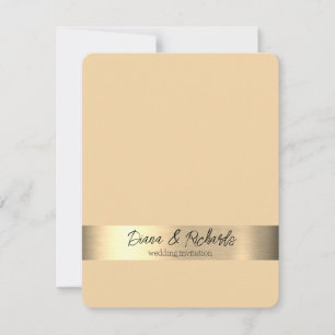 Convite De Casamento Da Faux Rustic Faux Da Folha 