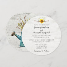 Convite de Casamento da Fazenda de Girassóis e Mad