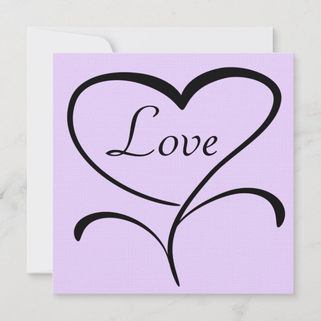 Convite de Casamento de Amor (Frente)