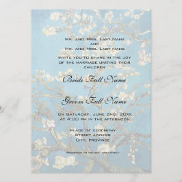 Convite de casamento de belas-artes